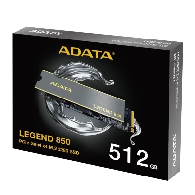 ADATA LEGEND 850 PCIe Gen4 x4 M.2 2280 Solid State Drive (512GB)