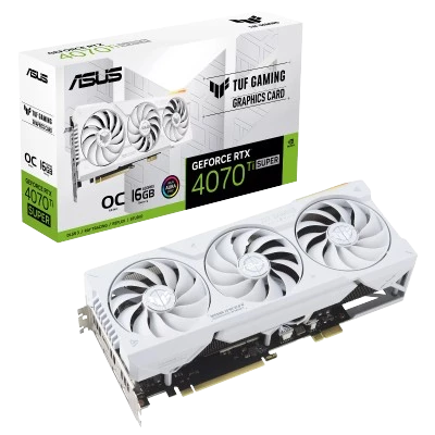 ASUS TUF Gaming GeForce RTX 4070 Ti SUPER BTF White OC Edition 16GB GDDR6X