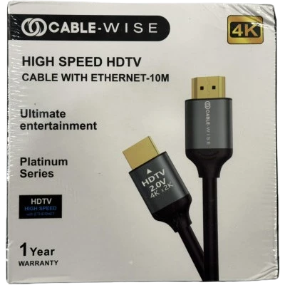 Cable Wise 4K 10 Meter HDMI Cable 2.0