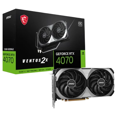 MSI GeForce RTX 4070 VENTUS 2X E 12G OC GDDR6X