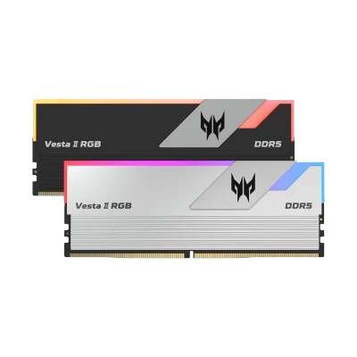 PREDATOR VESTA II DDR5 RGB 32GB 7200MHz (16*2) DESKTOP RAM (WHITE)