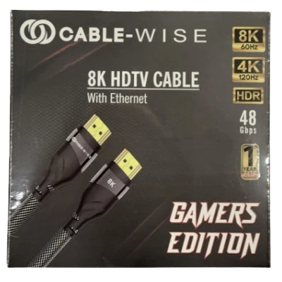 Cable Wise 8K 3.0 Meter HDMI Cable 2.1