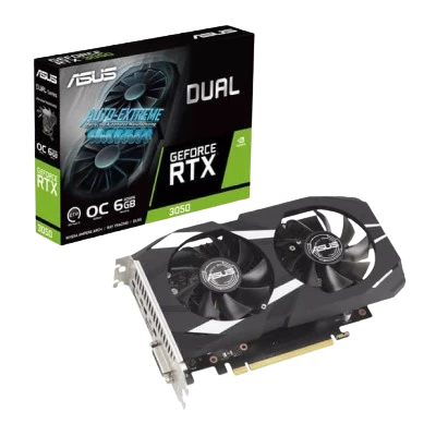 ASUS Dual GeForce RTX 3050 OC Edition 6GB GDDR6