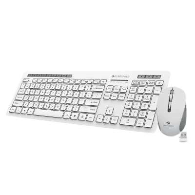 ZEBRONICS COMPANION 500 COMBO WIRELESS (WHITE)