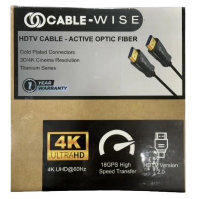 Cable Wise 4K 15 MTR FIBER 2.0 HDMI