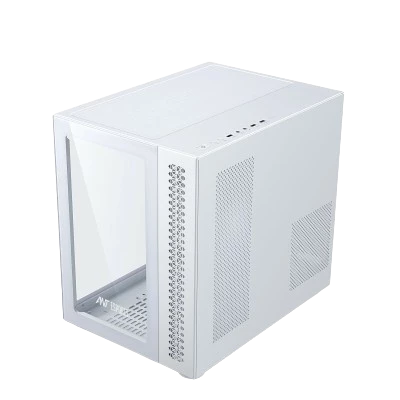 Ant Esports Crystal ARGB Gaming Cabinet ATX (WHITE)