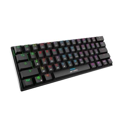 Ant Esports MK1300 Mini Wired Mechanical Gaming Keyboard with Blue Switches