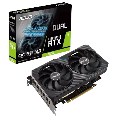 ASUS Dual GeForce RTX 3050 OC Edition 8GB