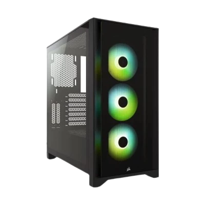 Corsair iCUE 4000X RGB Mid-Tower ATX (BLACK)