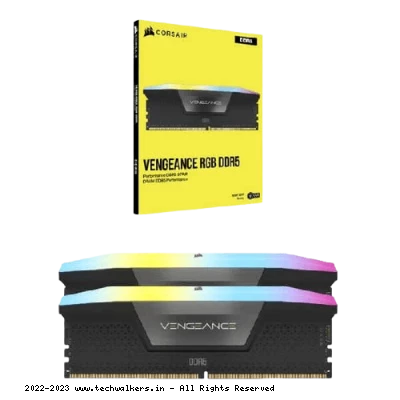 Corsair Vengeance RGB DDR5 32GB (16x2) 7200MHz Desktop Memorey Black CL34