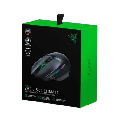 Razer Basilisk Ultimate Wireless Gaming Mouse with Charging Dock (Black)