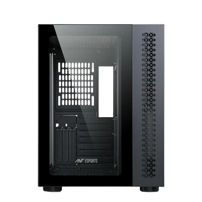 Ant Esports Crystal ARGB Gaming Cabinet ATX (BLACK) 1