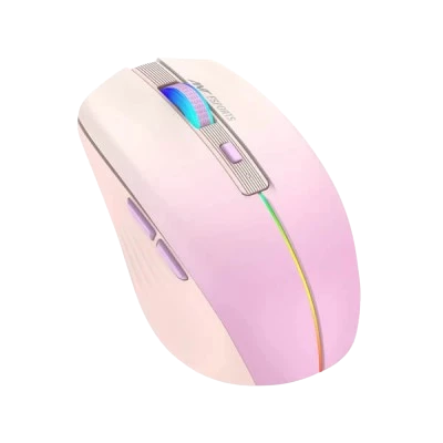 Ant Esports GM400W RGB Wireless Gaming Mouse (Light Pink) 1