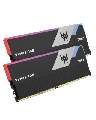 PREDATOR VESTA II DDR5 RGB 32GB 7200MHz (16*2) DESKTOP RAM (BLACK) 1