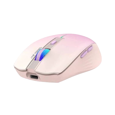 Ant Esports GM400W RGB Wireless Gaming Mouse (Light Pink) 3
